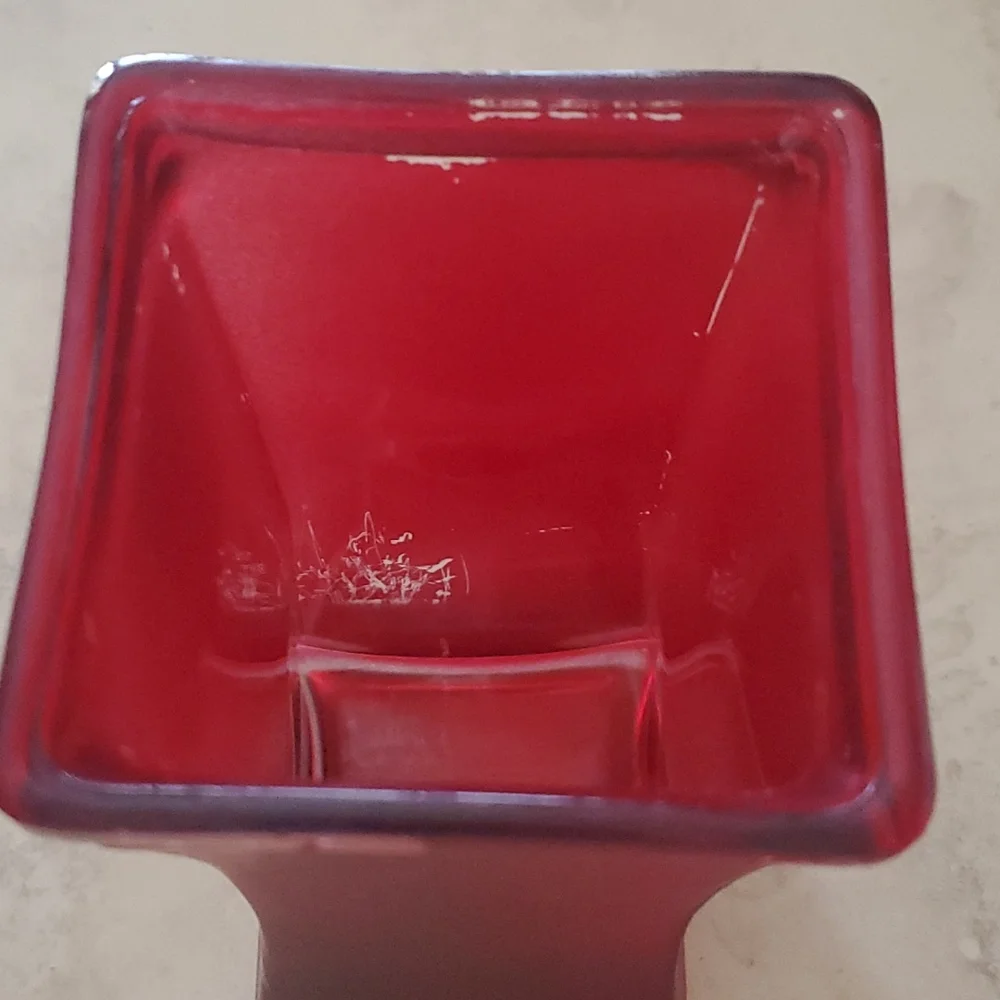 Red Vase